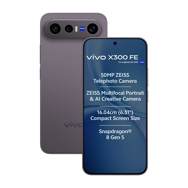 Vivo X300 FE (Noir Black, 12/512 GB)